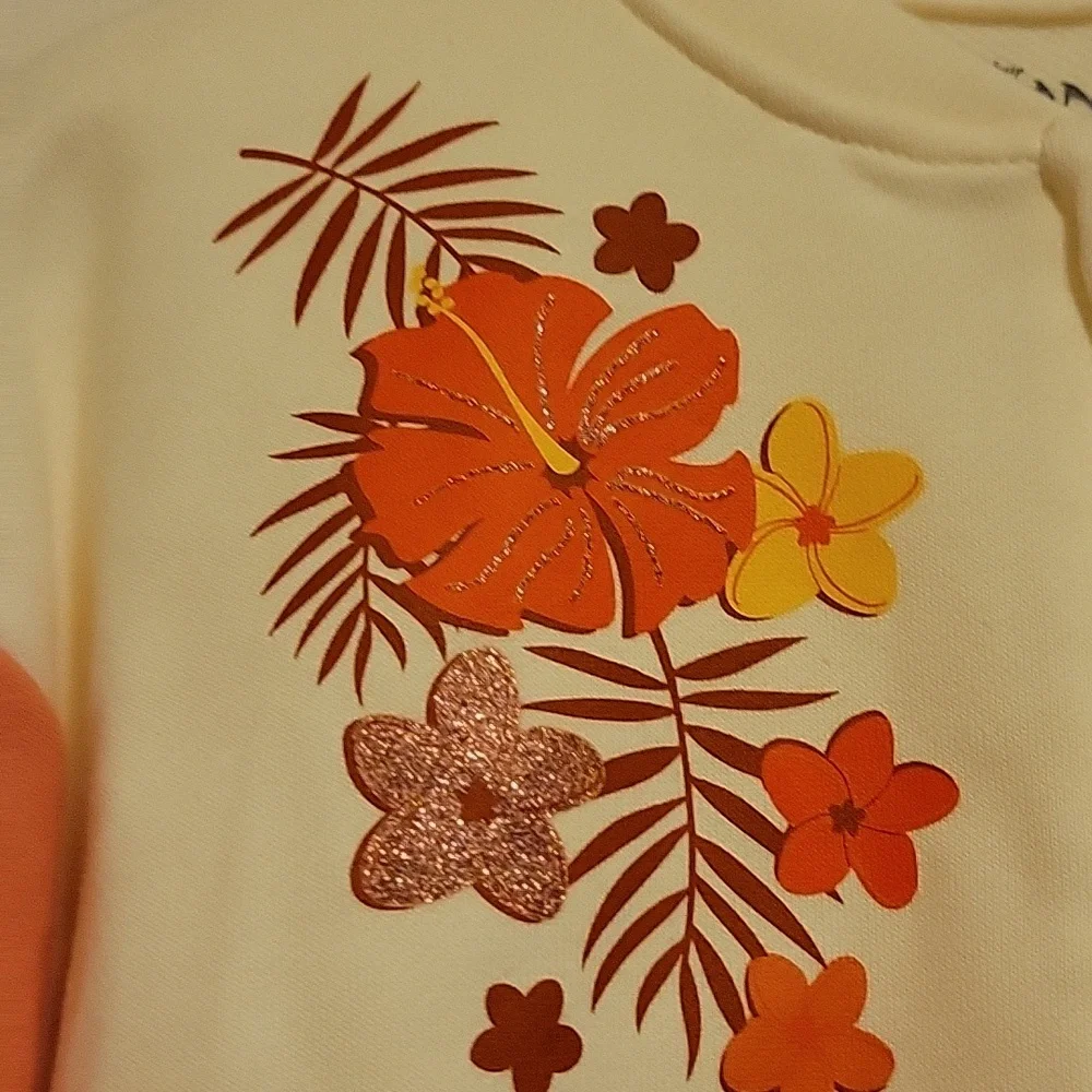 NWT: Disney MOANA 2 Girls Full Zipper Sweatshirt - Picture 3 of 9